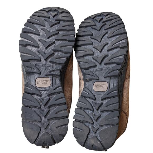 Duluth Trading Slip On Shoes Men 11M Suede Work Hiking Rugged Slip Resist Mocs - Picture 2 of 14